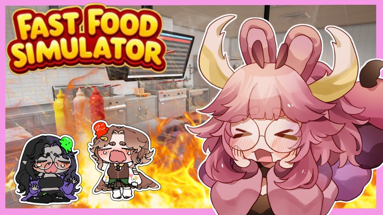 FAST FOOD SIMULATOR IS PURE CHAOS [VTuber Highlights]