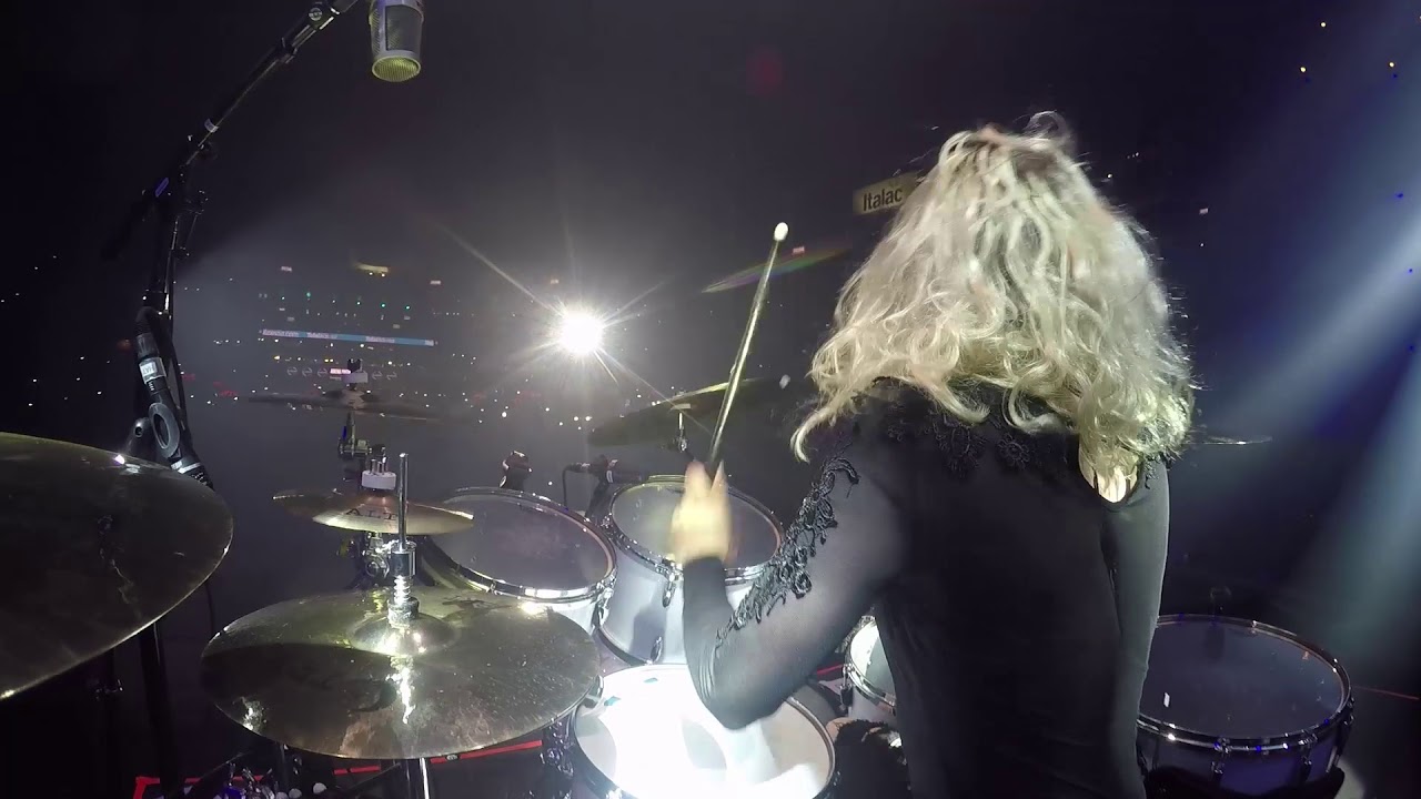 Shania Twain Drum Solo - Elijah Wood Drum Cam - Barretos, Brazil 2018