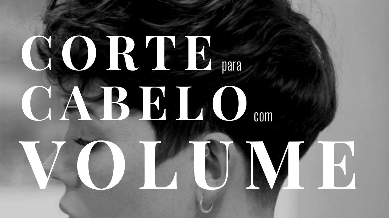 Qual o corte ideal para cabelo volumoso? Cabelo com volume combina com corte PIXIE?