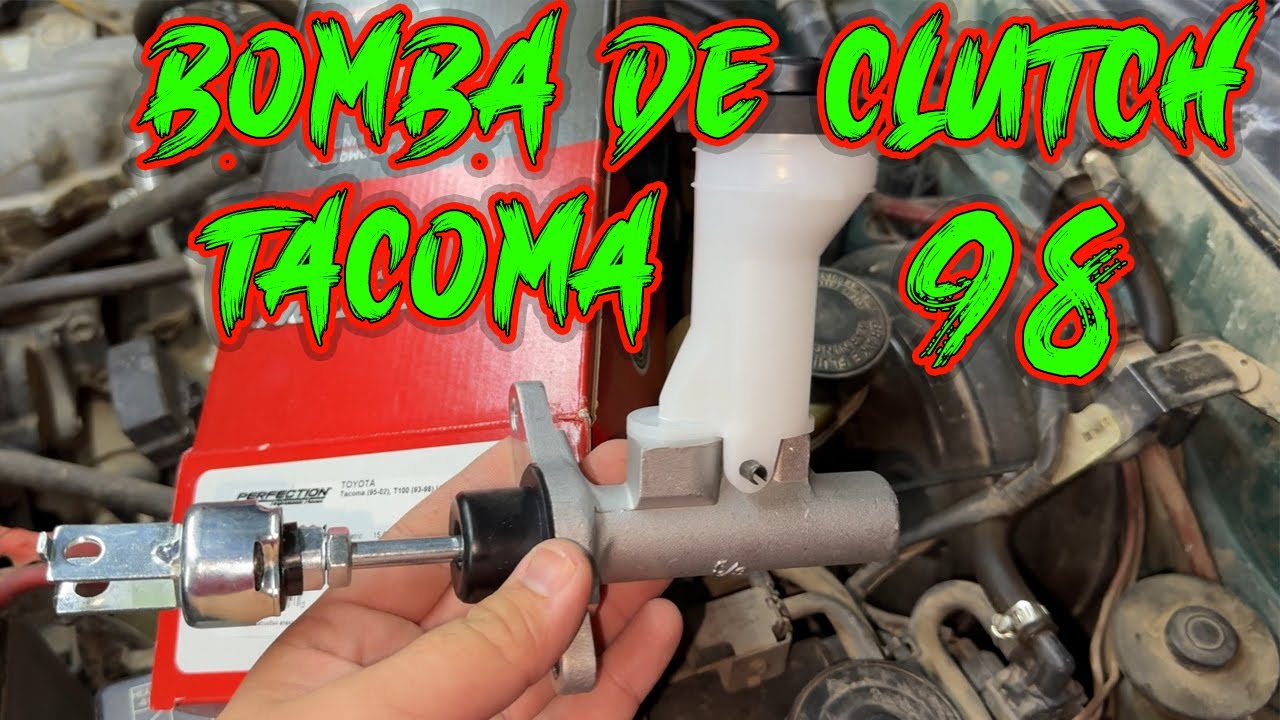 Bomba de clutch toyota tacoma|Tacoma Clutch Master and Slave Cylinder Replacement|lalos garage|98