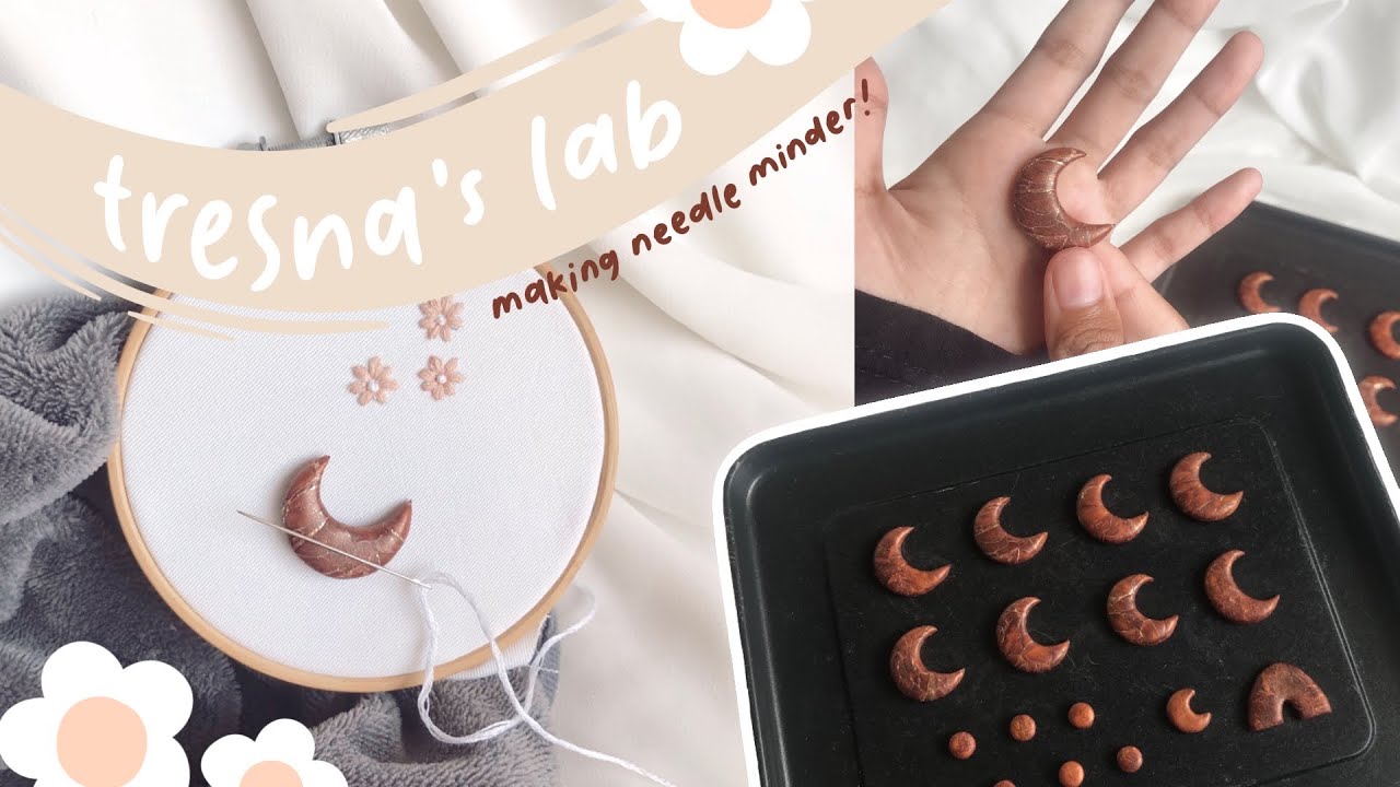 Tresna's Lab 🧪 : Making needle minder from polymer clay | Indonesia