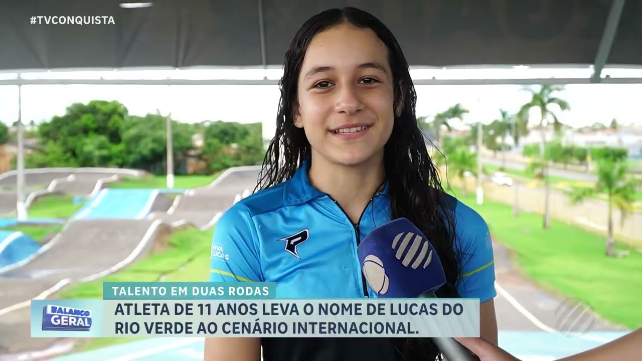 Aos 11 anos, atleta de Lucas do Rio Verde representa o Brasil no BMX