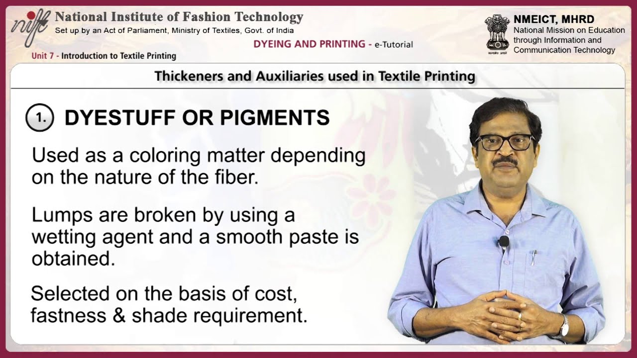 Introduction to textile printing