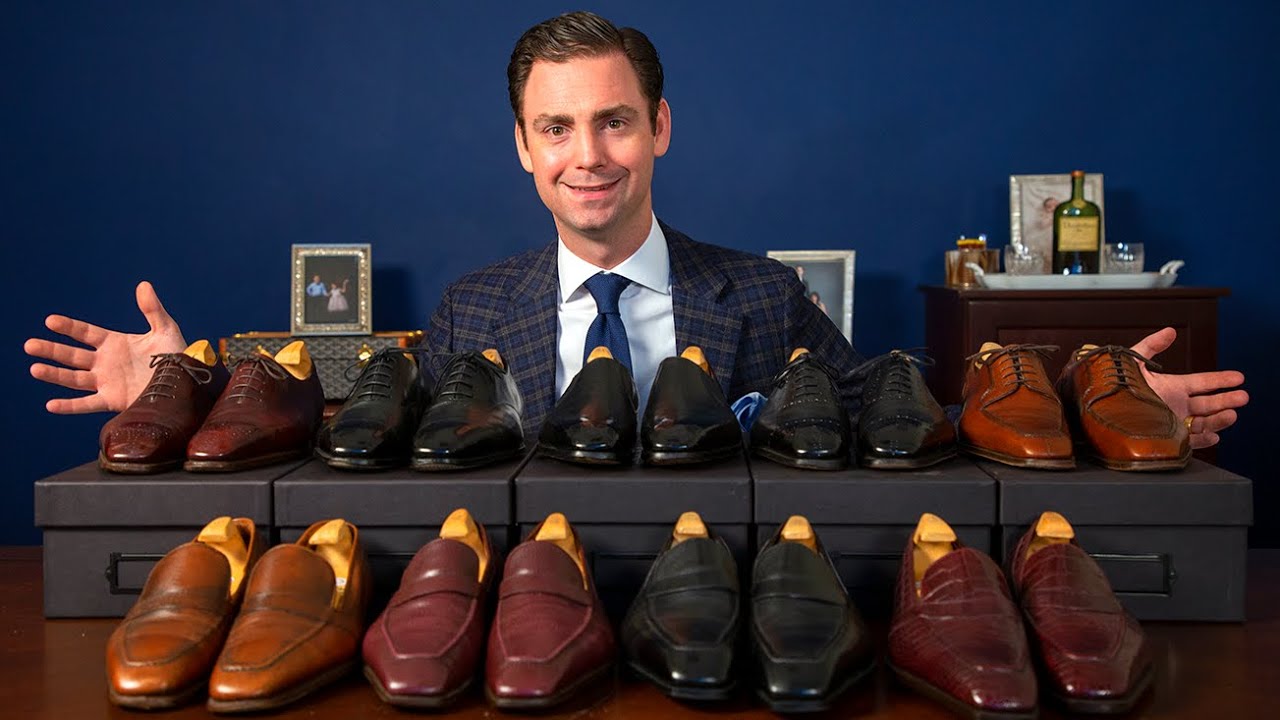 My ENTIRE COLLECTION of George Cleverley Bespoke Shoes 👞 | Kirby Allison