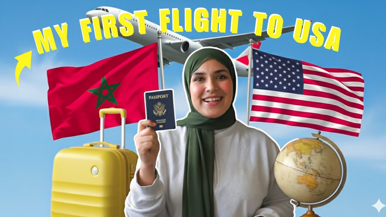 DV Lottery Journey #2 ✈️🇺🇸 | كيفاش كانت الرحلة ديالي، و شحال جبت معايا من فلوس 💵، اول اسبوع فأمريكا