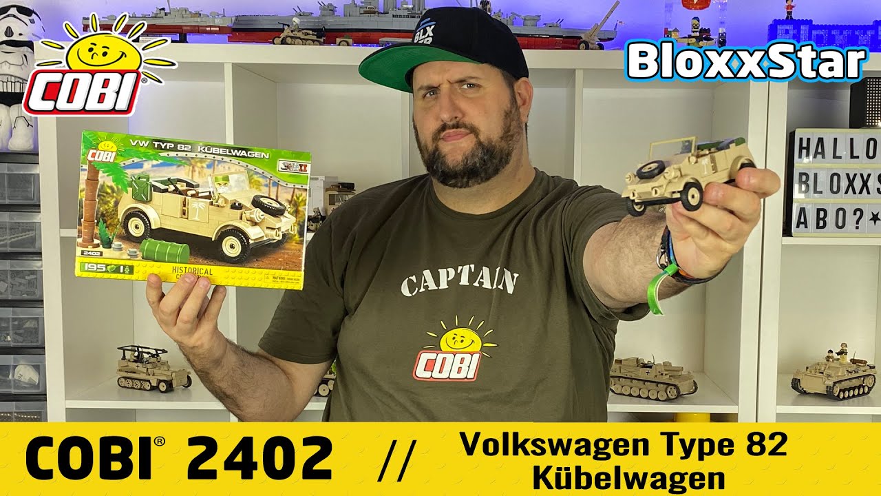 COBI 2402 💥 VW Typ 82 Kübelwagen 💥 Dauerbrenner im Regal ▶️ UNBOXING, BUILD, REVIEW & HISTORY 💬📽️4K