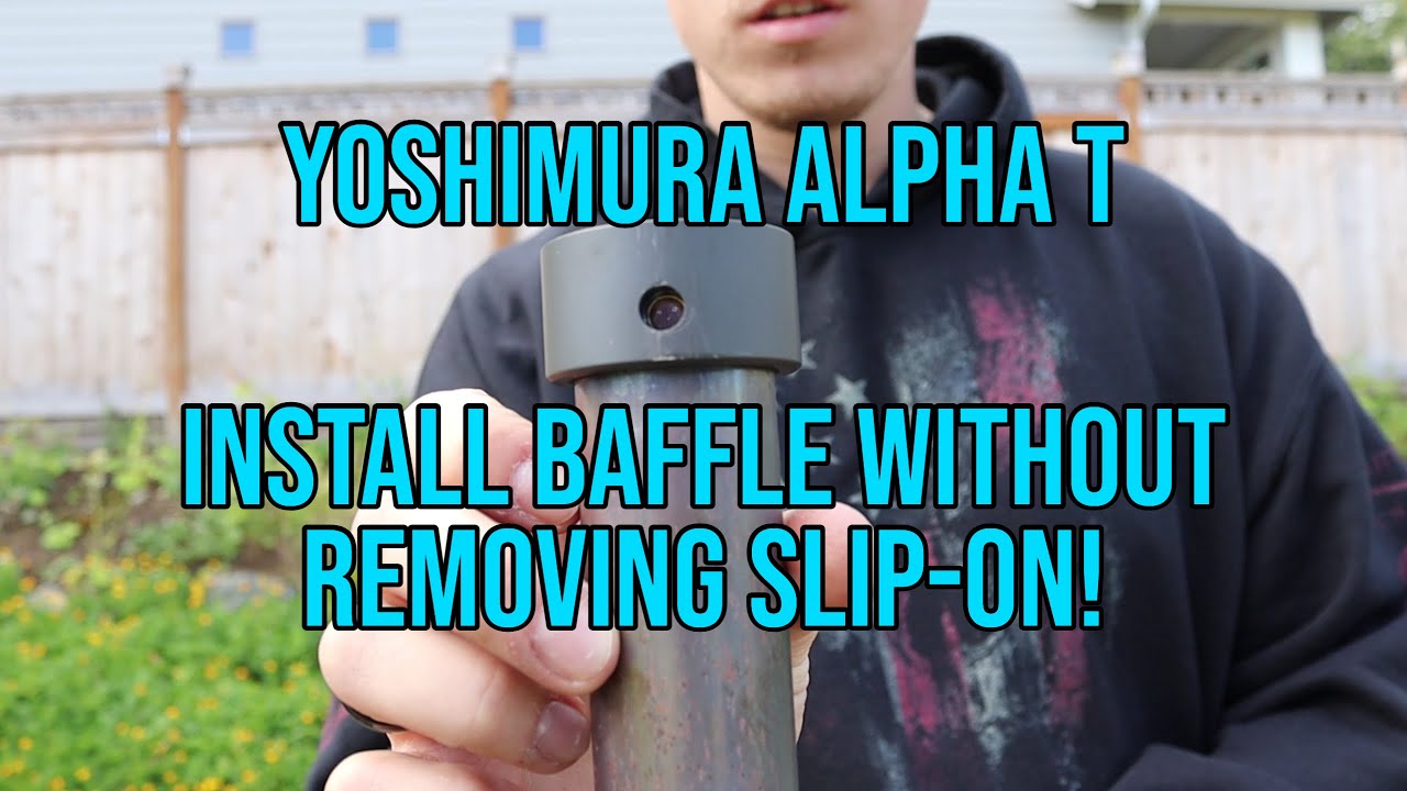 Yoshimura Alpha T With & w/o Baffle - Sound Test & Installation | 2020 GSX-S750