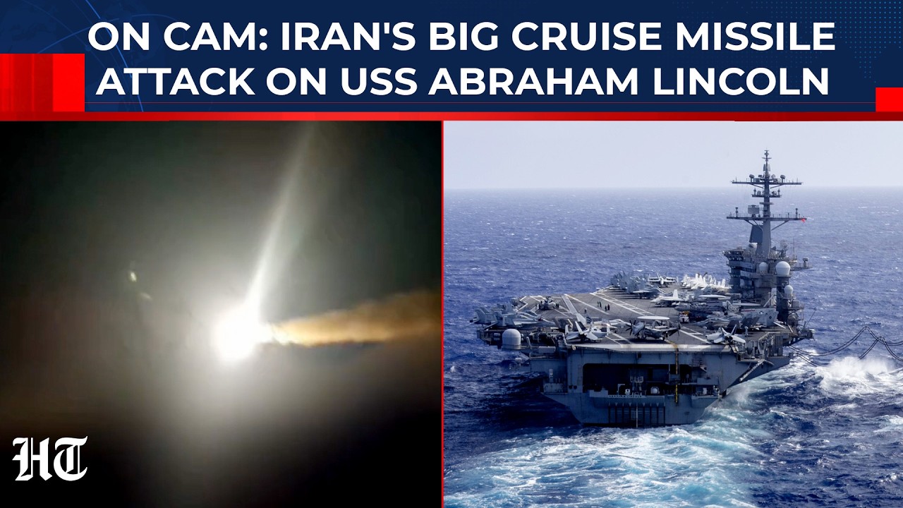 Иран нанес мощный удар по авианосцу USS Abraham Lincoln с использованием крылатых ракет береговог...