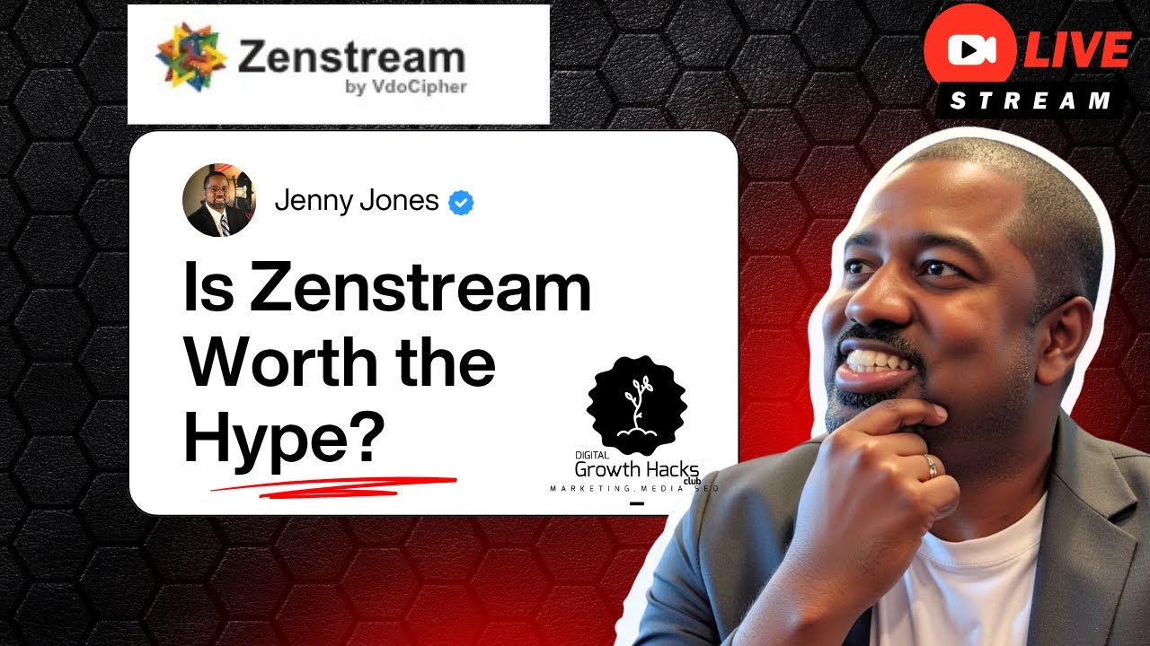 Zenstream Growth Hacks Live Stream Demo