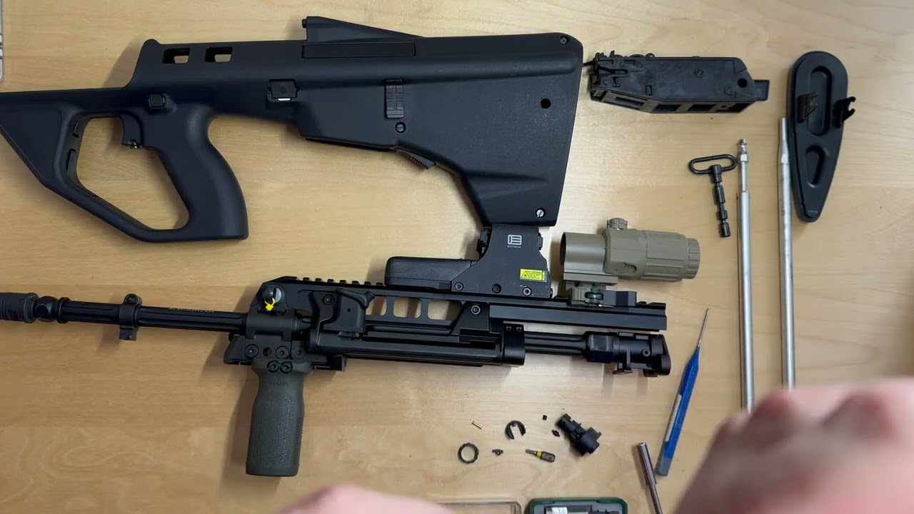 KWA Lithgow F90 GBBR Hopup disassemble
