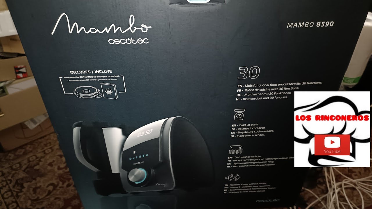 UNBOXING DE ROBOT DE COCINA MAMBO 8590 CECOTEC