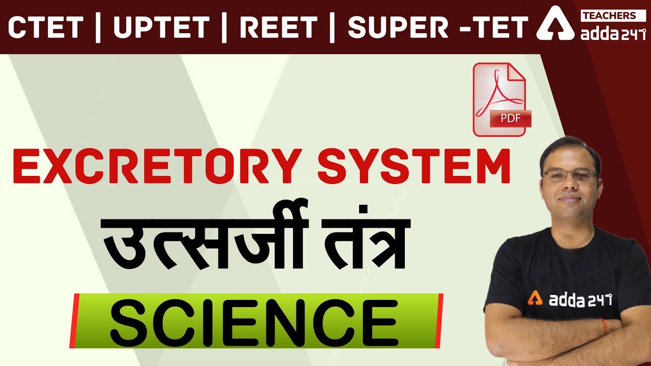 CTET/REET/UPTET/SUPER-TET | Science | Excretory System