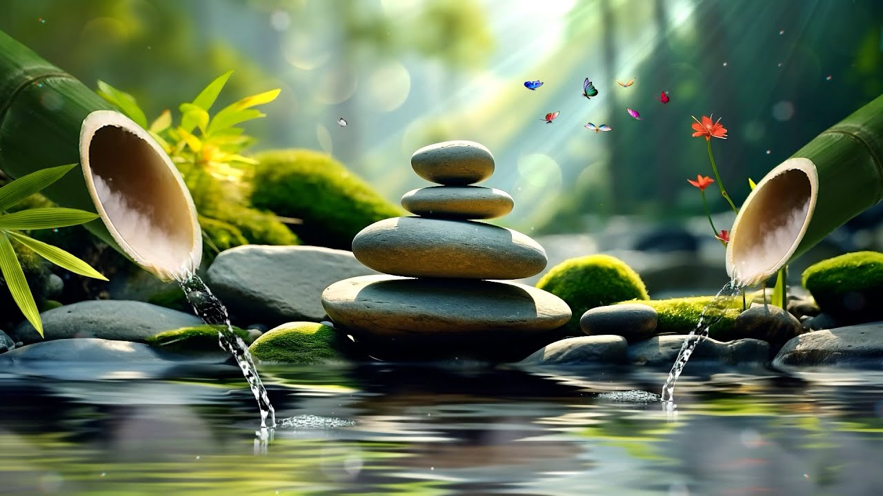 Peaceful Music to Stress Relief and Anxiety - Calming Piano Music & Nature Sounds | Meditation Music