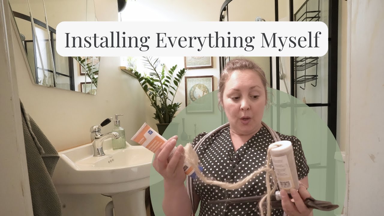 E14 BATHROOM Makeover Vintage Style | I Made A Lot of Mistakes