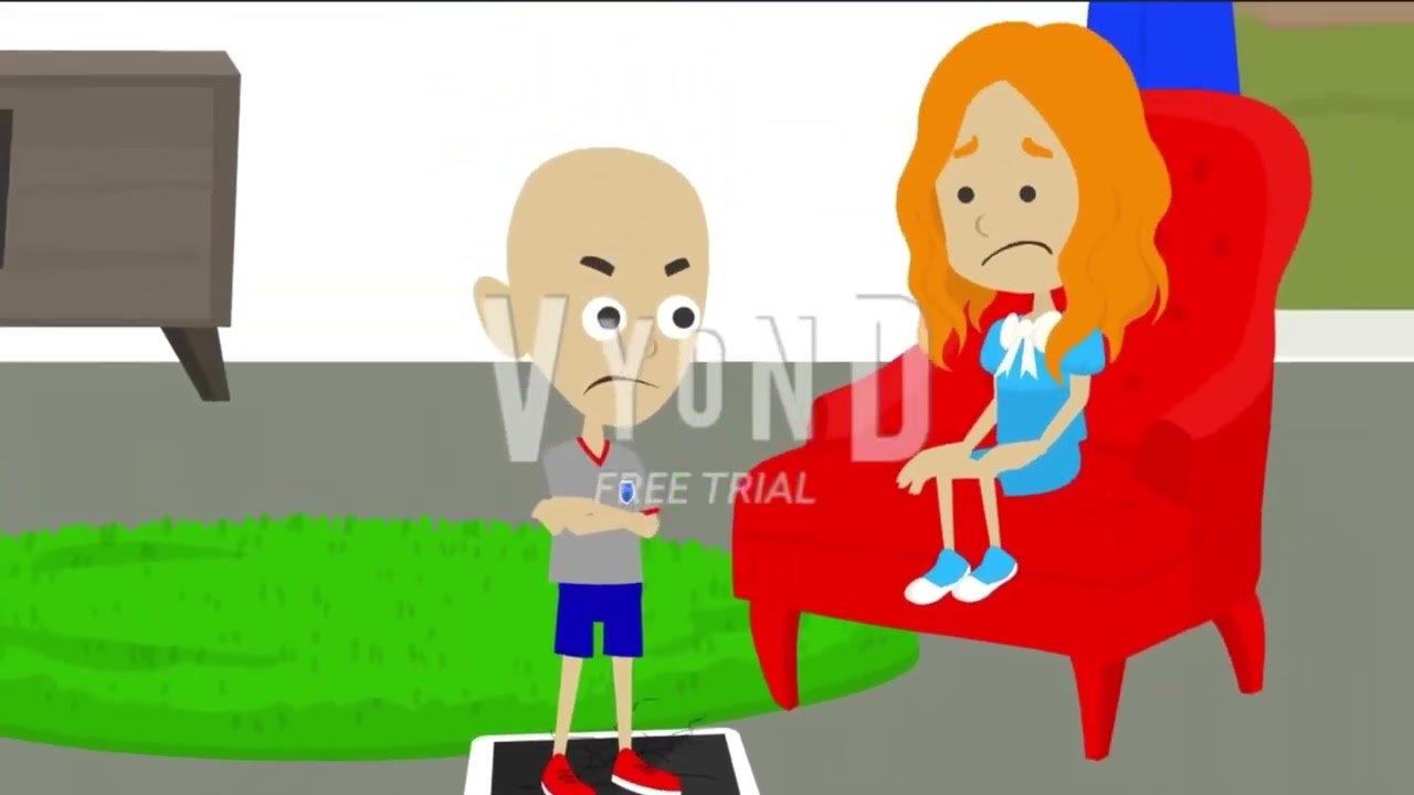 Classic Caillou Destroys his BFF, Rosie's Tablet/GROUNDED!!!!!!!