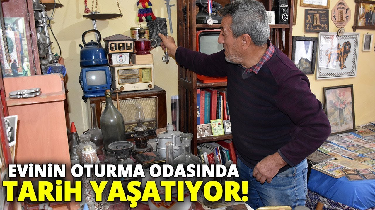 15 Metrekarelik Odada 2 Bine Yakın Tarihi Eşya Bulunduruyor