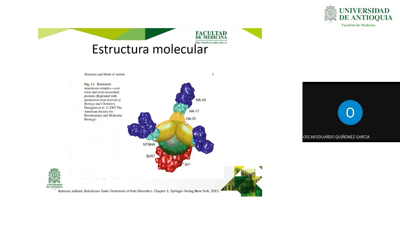 Dolor y Toxina Botul&iacute;nica - Dr. Oscar Eduardo Qui&ntilde;onez