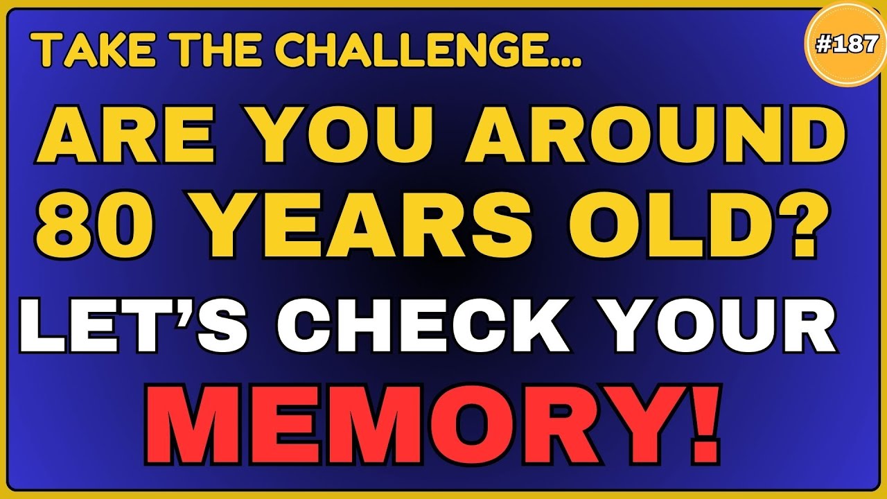 YOUR MEMORY IS AMAZINGLY IMPRESSIVE IF YOU CAN SCORE ABOVE 7! || 30 QUESTIONS #generalknowledge
