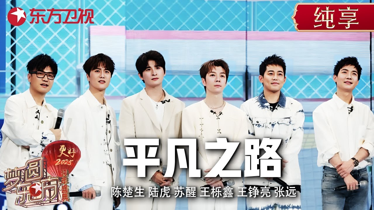 0713再就业男团罕见合体! 陈楚生苏醒合唱《平凡之路》回忆出道心酸历程 #东方卫视跨年盛典 #陈楚生 #陆虎 #苏醒 #王栎鑫 #王铮亮 #张远 ｜CLIP