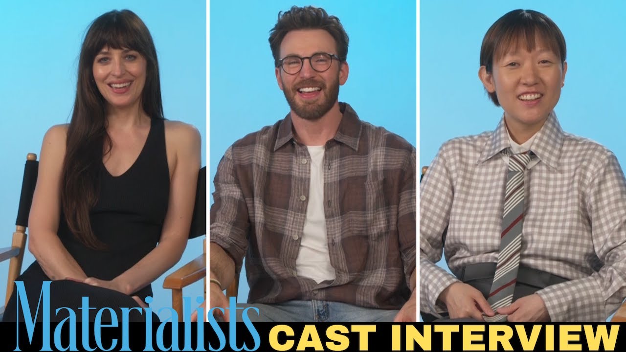 The Materialists Interview | Chris Evans & Dakota Johnson on Love, Fame, & Celine Song’s Direction