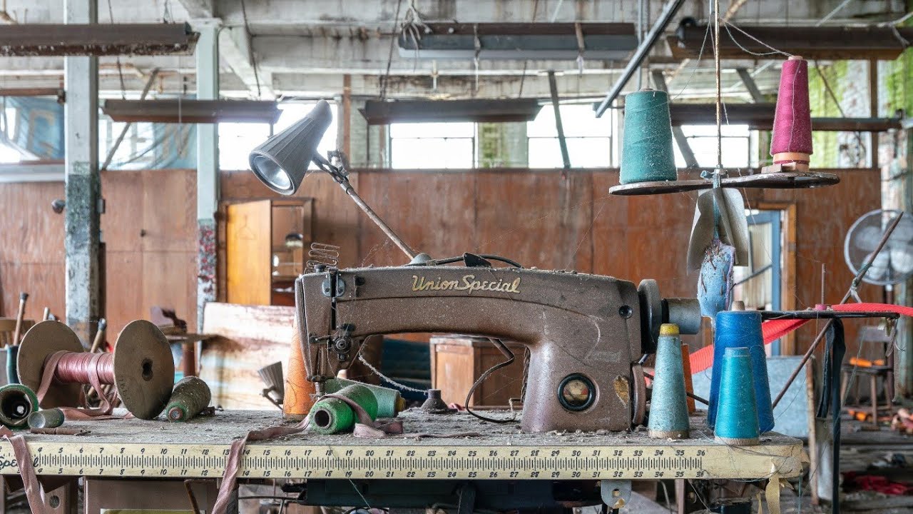 Abandoned Clothing Factory with everything left behind (closed 1980)