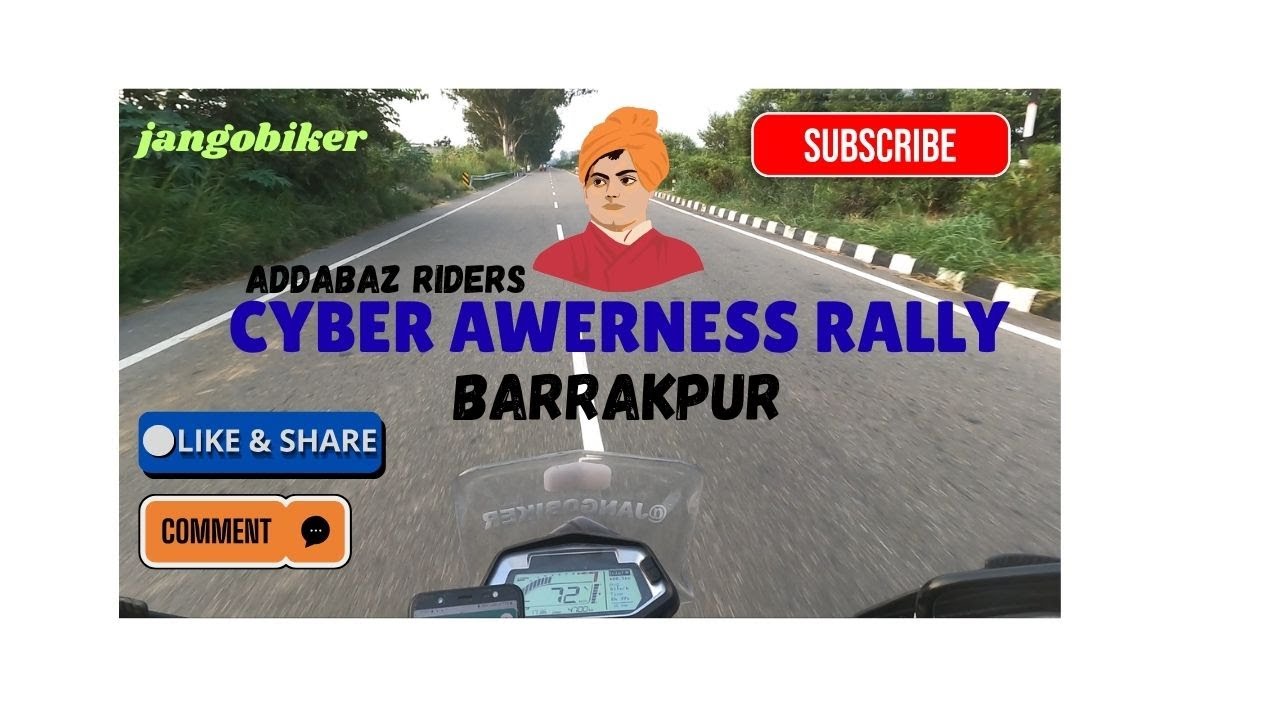 Cyber Awareness Rally | Hooghly to Barrackpore ||Safety Rally 2026 || Awareness Ride || jangobiker||