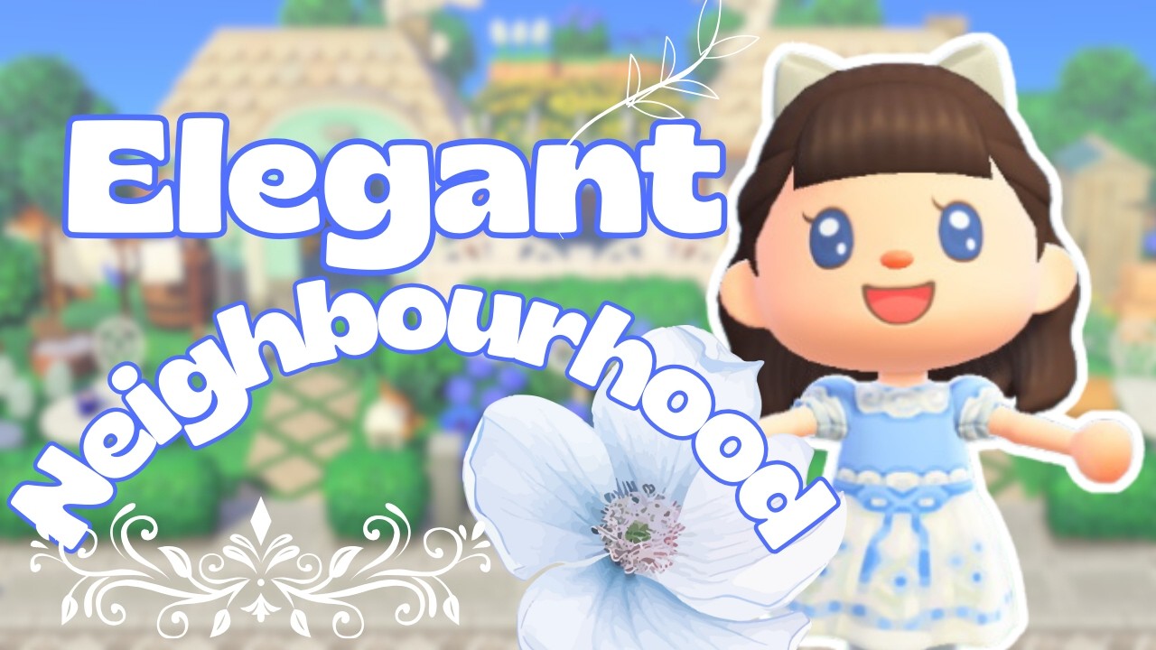 Elegant Neighbourhood | Elegantcore Island | Animal Crossing New Horizons | ACNH