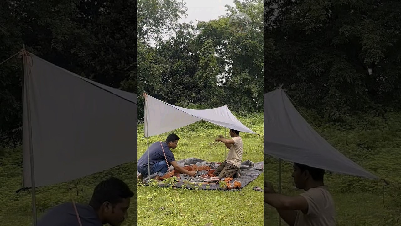 Experience the Tranquil Delights of Monsoon Camping in the Forest