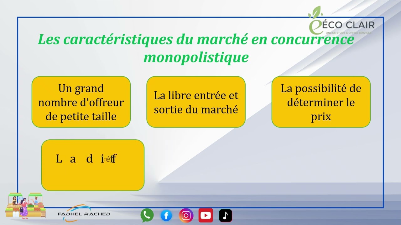 La concurrece monopolistique