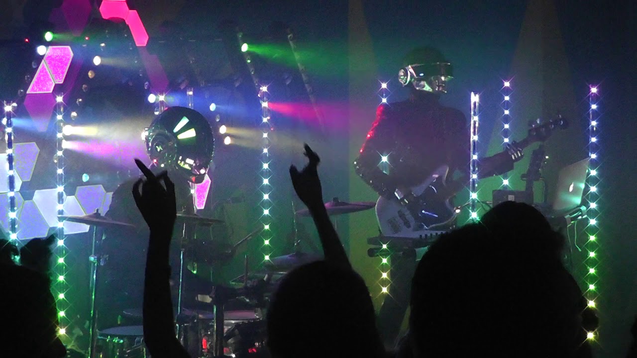 Daft Funk live performing 
