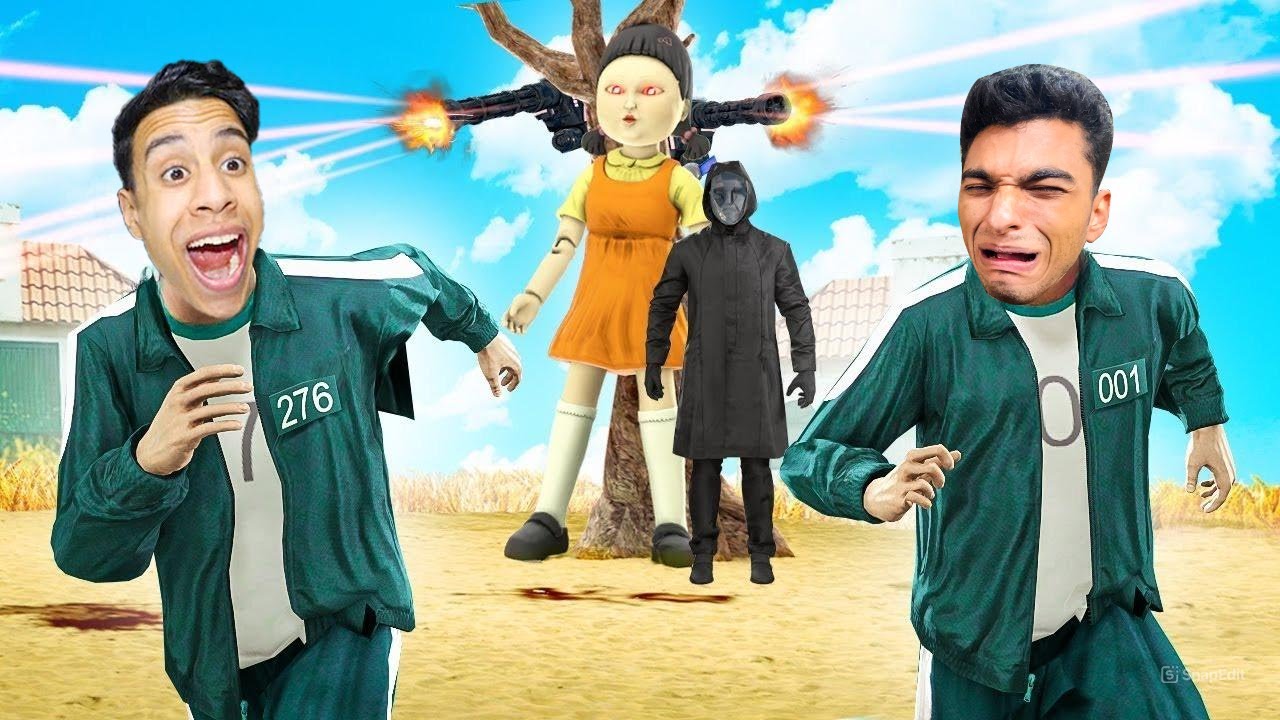 تحديت صديقي ام كامل في لعبه الحبار التحديث الجديد مين فينا هيكسب المليون دولار 🤑 | roblox