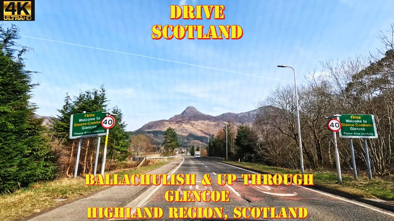From Ballachullish up through Glencoe to the Mountain Resort,  Highland Region, Scotland