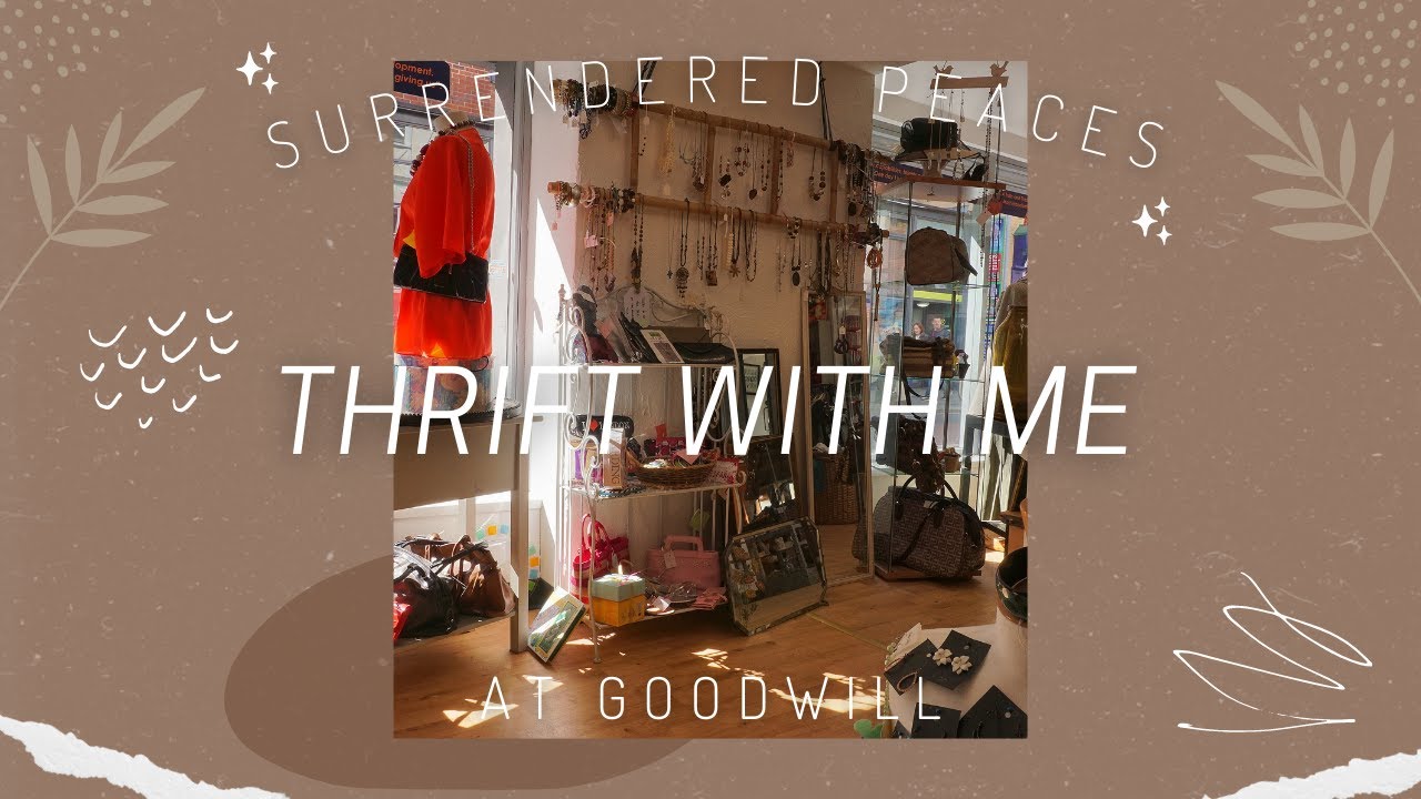 THRIFT WITH ME AT GOODWILL! Wait till you see the gem I grabbed on the end of the aisle!