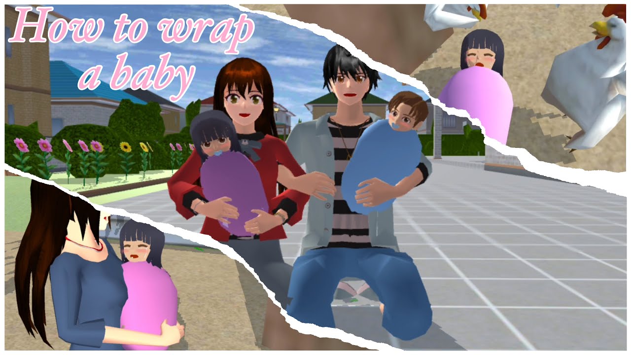 Как запеленать ребёнка | руководство | Sakura School Simulator