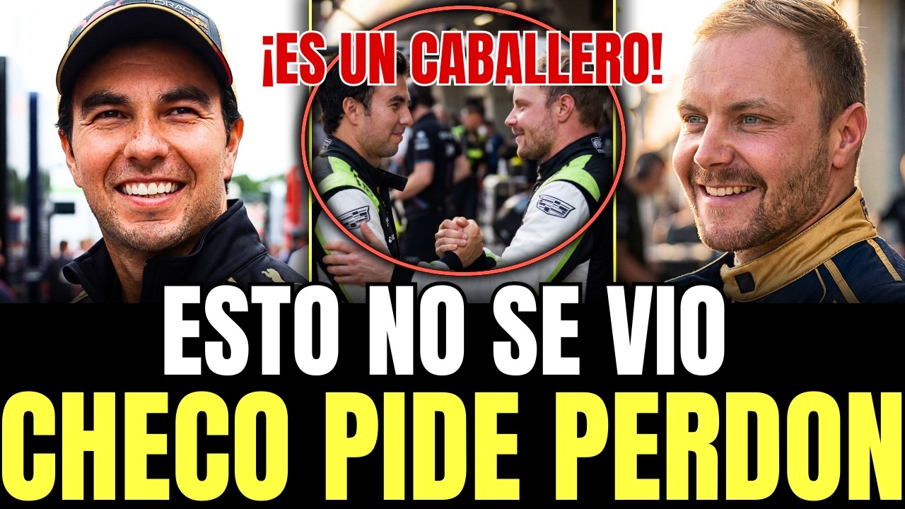 ¡CHECO PÉREZ ES UN CABALLERO! CADILLAC TERMINÓ la CARRERA y PROTAGONIZAN el MOMENTO del AÑO