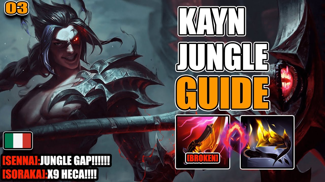 🔥 KAYN JUNGLE SPIEGATO BENE | Guida Completa ITA su Pathing, Macro e Build | League of Legends #03