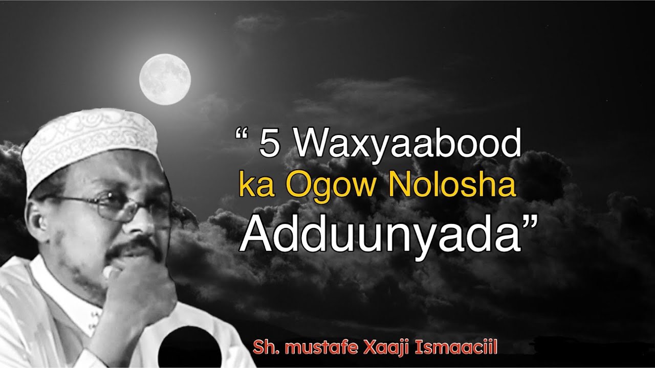 5 Waxyaabood waya Nolosha Adduunka | Sh. Mustafe Xaaji Ismaaciil
