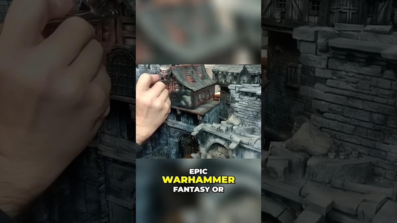 Airbrushing or Brushwork in Epic Terrain Building? #max_dm_crafting #tabletopterrain #diycrafts