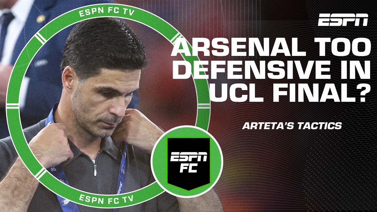 &lsquo;EMBARRASSING!&rsquo; Were Arsenal too defensive in Champions League final vs. PSG? | ESPN FC