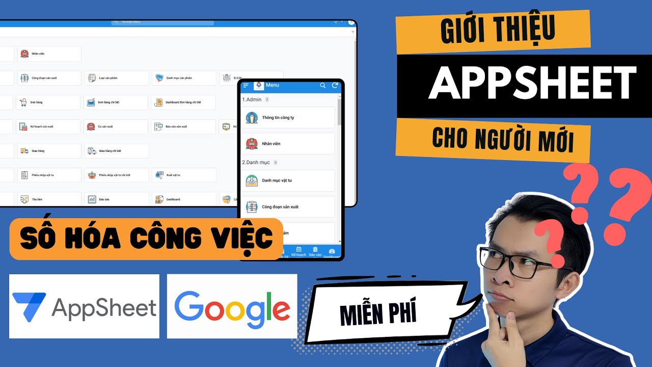 AppSheet là gì? Giới thiệu tổng quan về nền tảng tạo ứng dụng doanh nghiệp của Google | Hòa data