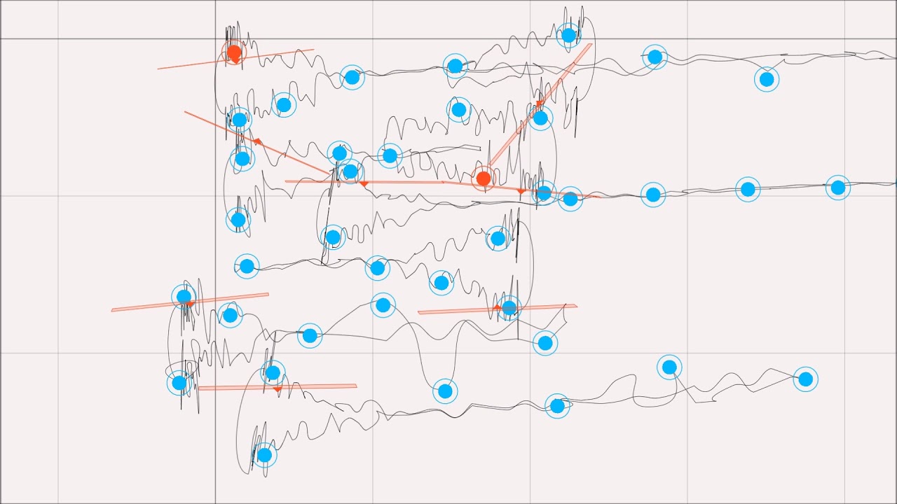 black juice: graphical score made with iannix and the craftsynth