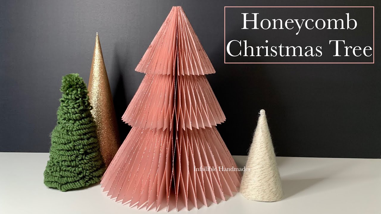 Honeycomb Paper Christmas Tree | Christmas Home Decor | High End Christmas Decor