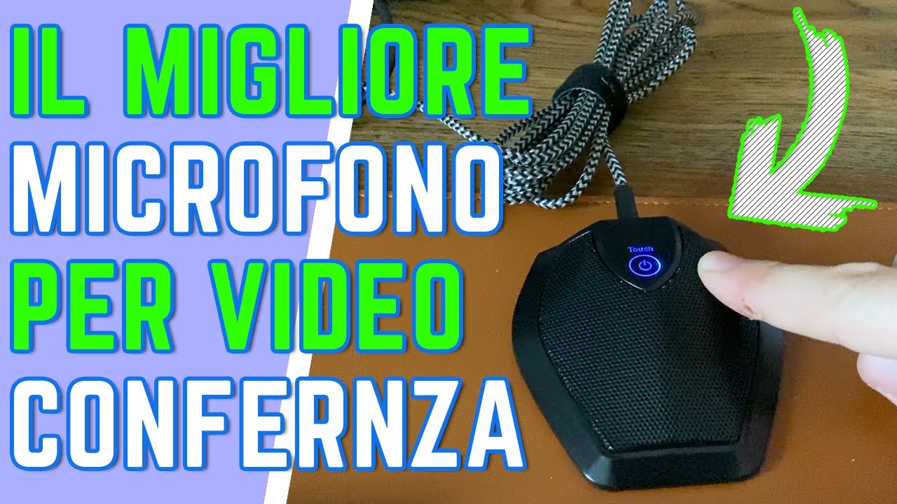 MIGLIORE MICROFONO per VIDEOCONFERENZA vivavoce Tonor