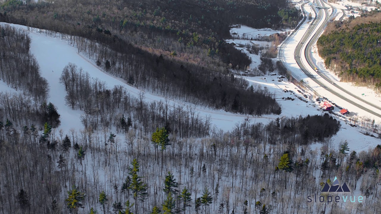 Whaleback Mountain Aerial Overview by Slopevue.com
