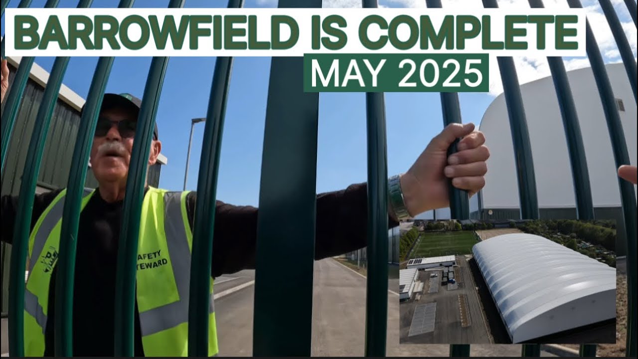 CELTIC BARROWFIELD UPDATE MAY 2025 😃⚽️🚫🎥✅ #drone #audits #scotland #celticfc #pinac