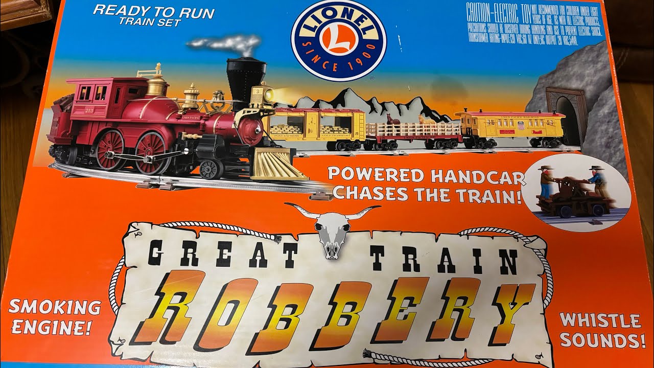 Lionel U.P. Great Train Robbery Train Set #Lioneltrains #Ogauge #modeltrains 