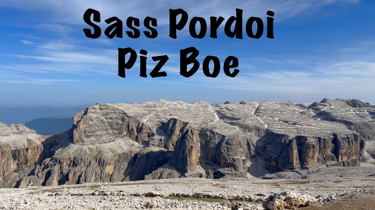 Piz Boe z Sass Pordoi