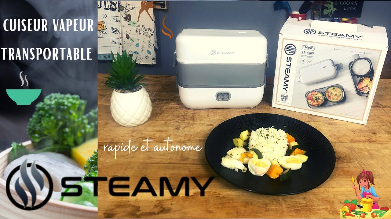 LA STEAMY BOX ! Le petit cuiseur vapeur (Présentation par Sand Cook&Look)