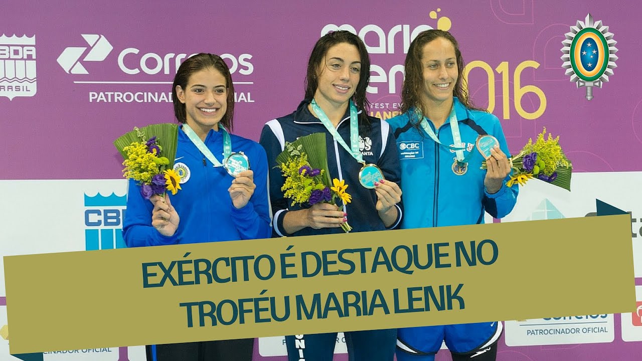 Exército é destaque no Troféu Maria Lenk (Natação)