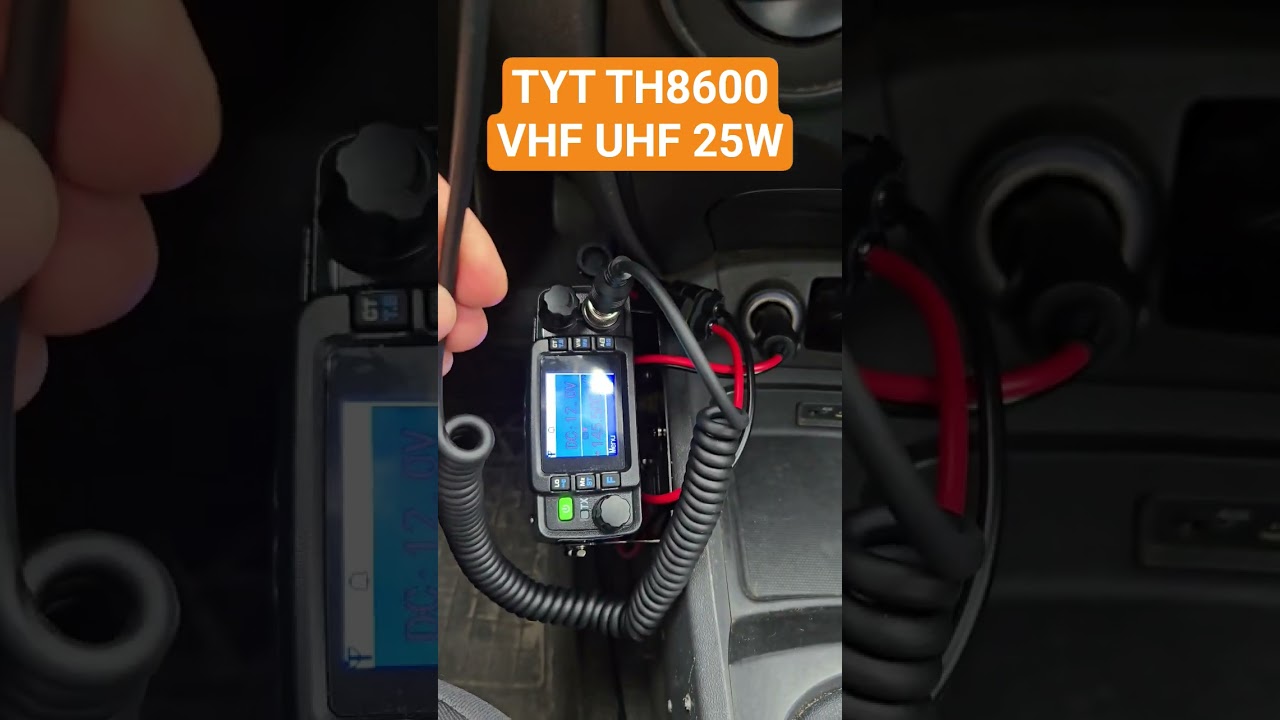TYT TH8600 VHF UHF 25W radio #automobile